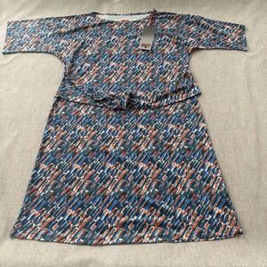 Animapop Dress Women's XL Made in Italy NWT neoprene travel wrinkle free